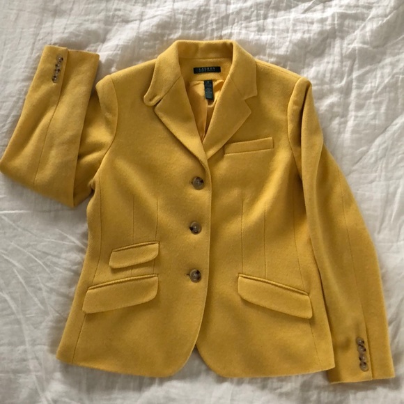 Yellow Ralph Lauren blazer - Picture 1 of 7